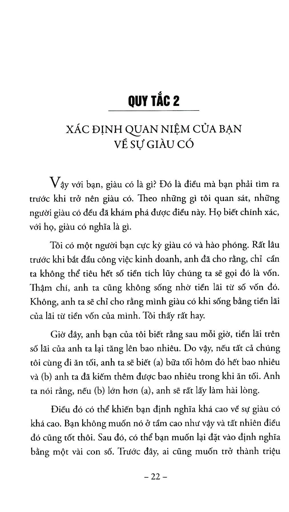 The Rules Of Wealth - Những Quy Tắc Để Giàu Có