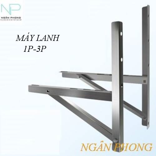 GIÁ ĐỠ CỤC NÓNG ĐIỀU HÒA INOX 201- MÁY 1P-3P