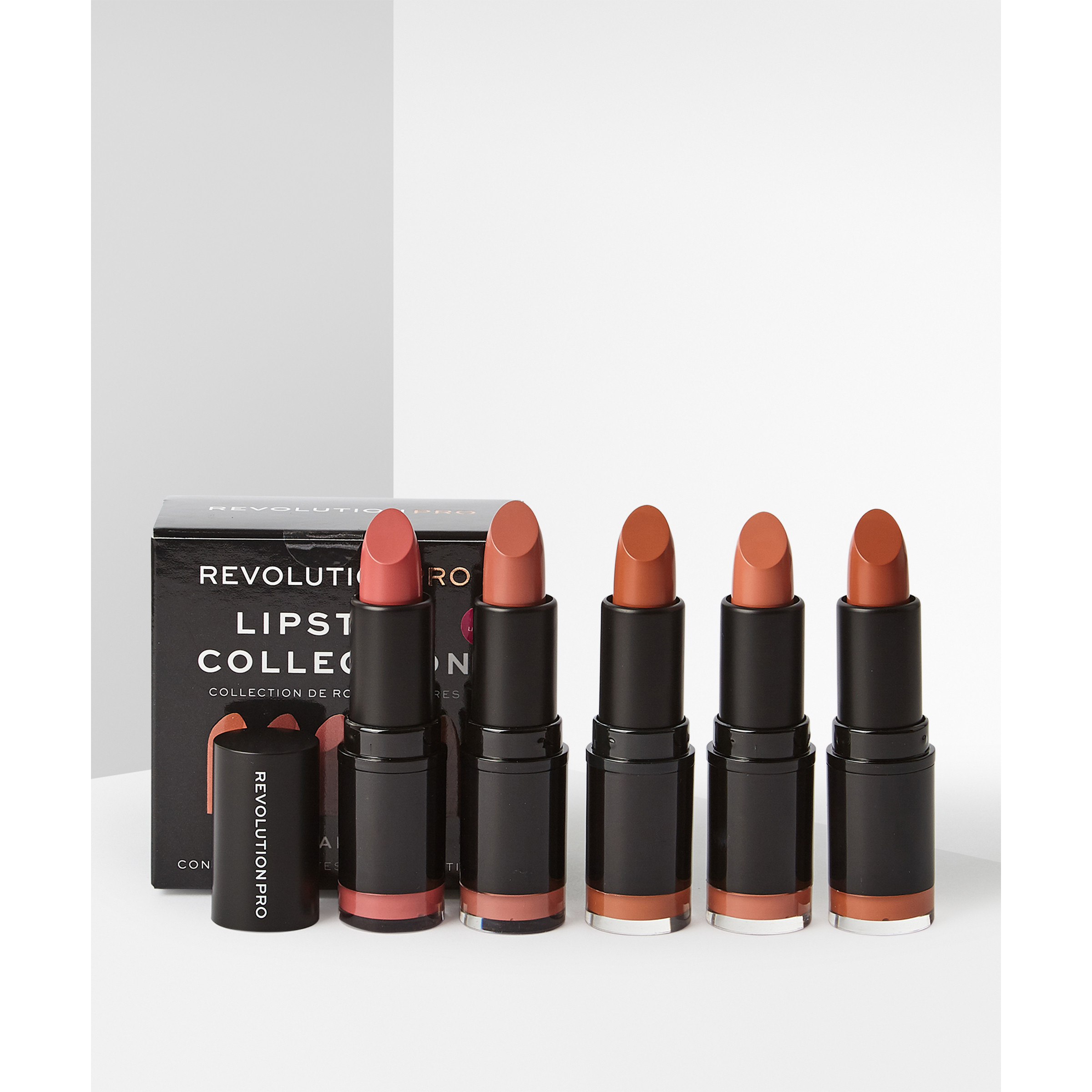 Set son 5 màu Revolution Pro Lipstick Collection - Bare