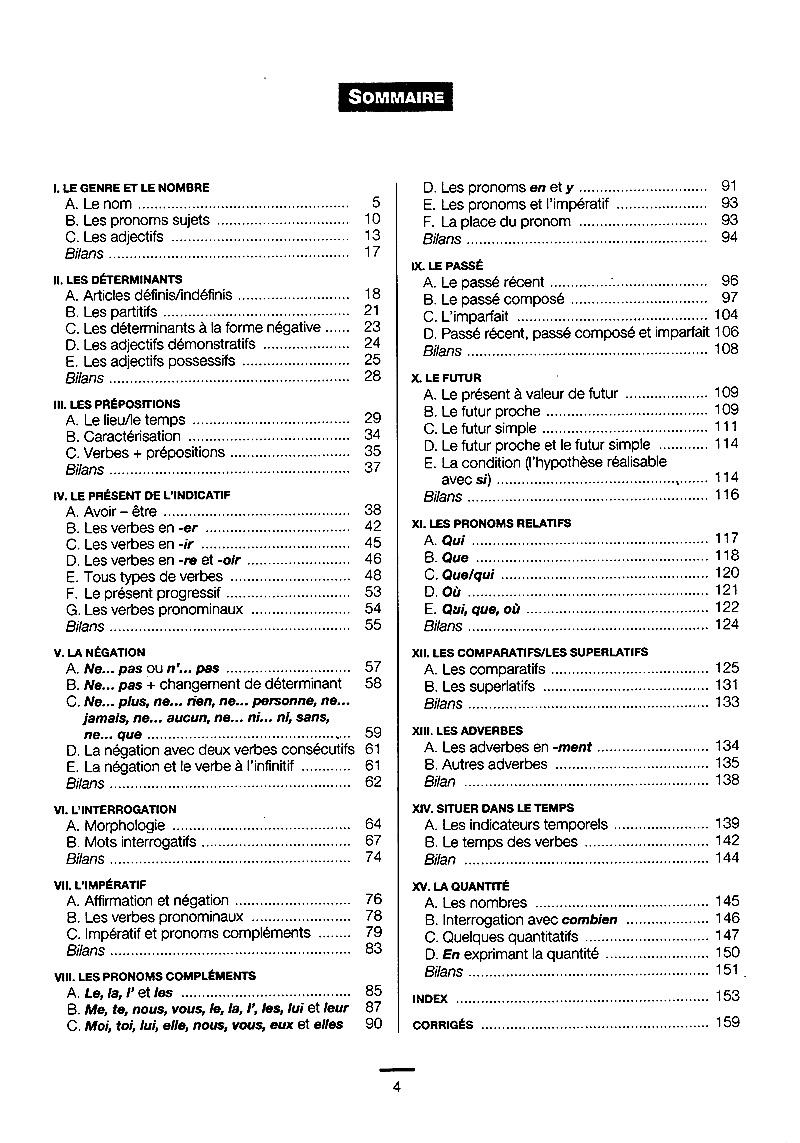 450 Nouveaux Exercices - Grammaire (Niveau Débutant)