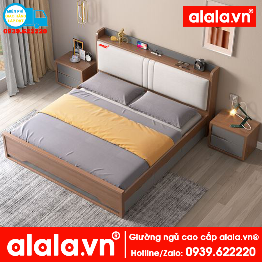 Giường ngủ ALALA 1m2 x 2m cao cấp