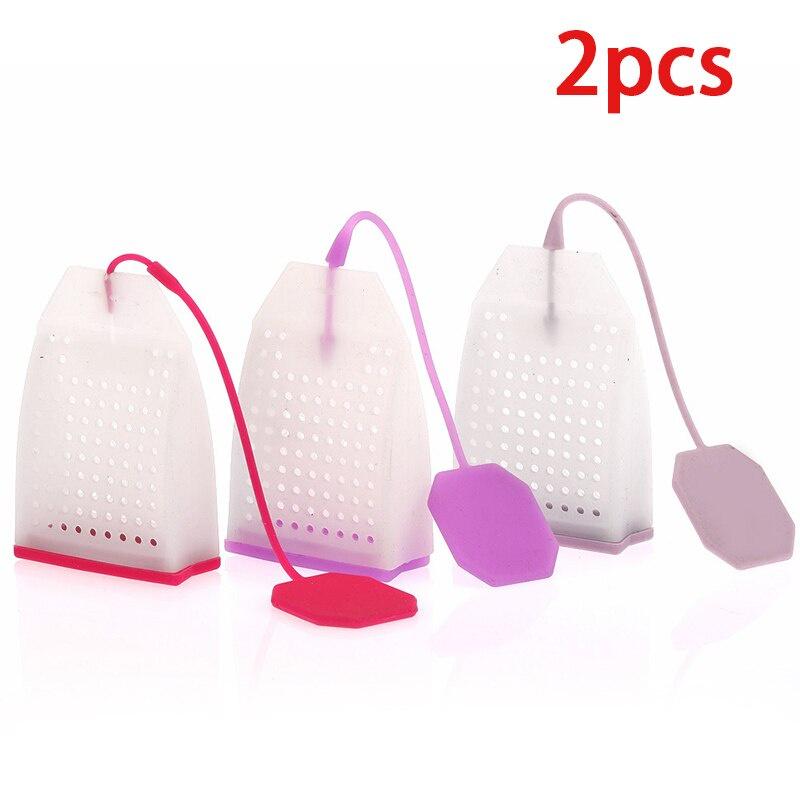 Bag Style Tea Strainers Infuser Strainer Food Grade Silicone Tea Bag Leaf Filter Diffuser Teaware Teapot Accessory Kitchen Tools