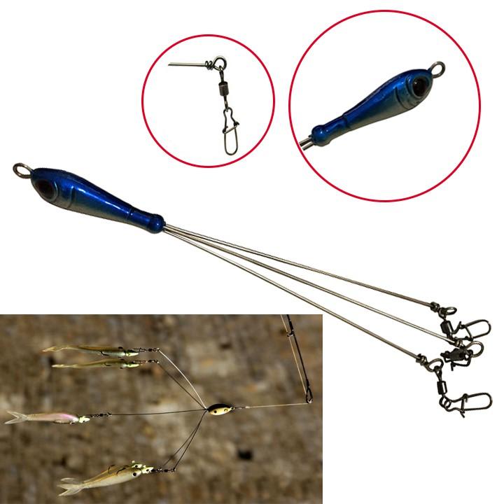 Chùm 3 Thẻo Gắn Mồi Lure 18cm - tốt