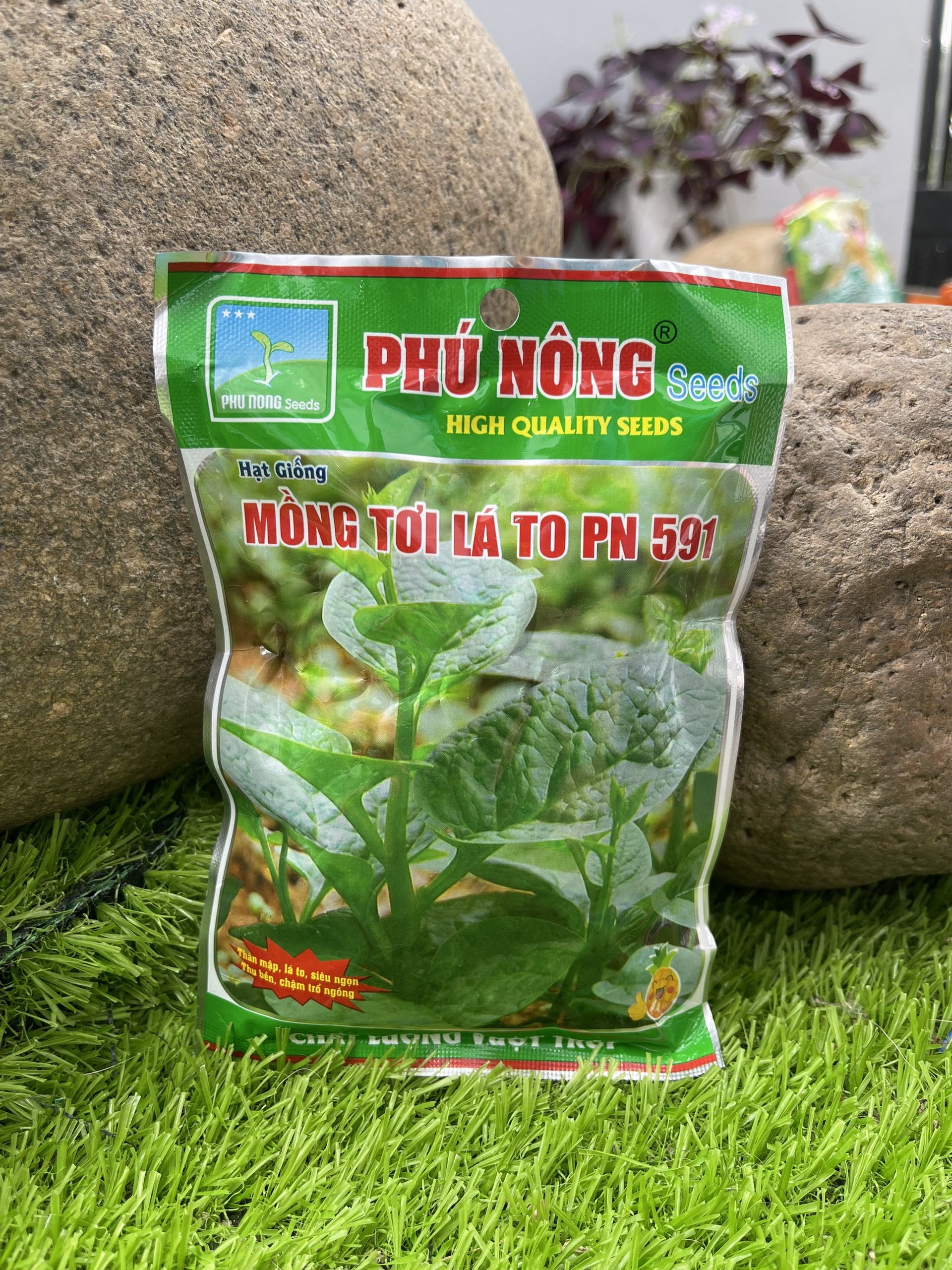 Hạt giống Mồng Tơi Phú Nông gói 100gr
