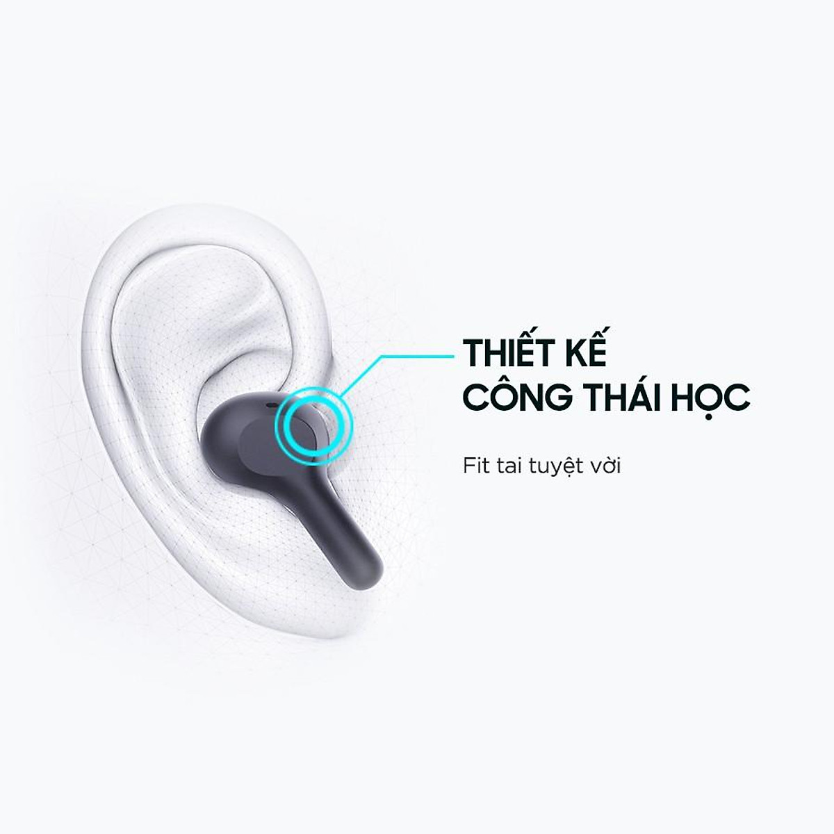 Tai nghe Bluetooth True Wireless Aukey EP-T25 - Bluetooth 5.0 - Pin Tới 25H - Chống Nước IPX5 -  Nghe Độc Lập 2 Tai - Hàng Chính Hãng