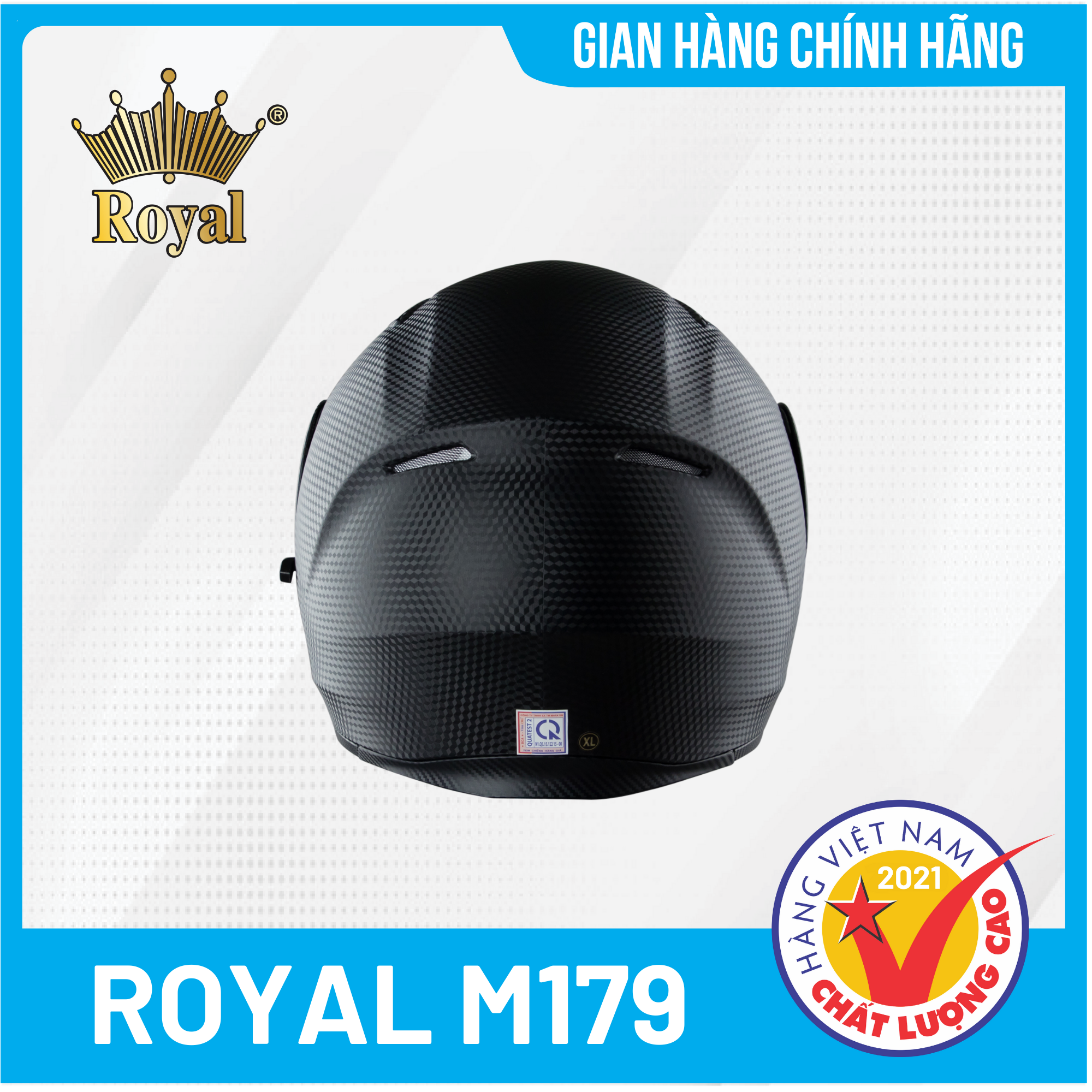 Nón bảo hiểm lật cằm Royal M179