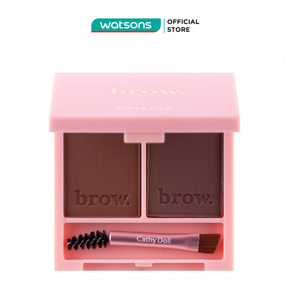 Bột Vẽ Chân Mày Cathy Doll Brow Duo Pact 2.5g + 2.5g