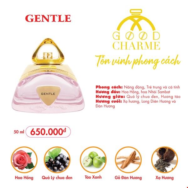 Nước Hoa Nữ Cao Cấp GOOD CHARME GENTLE 50ml Lưu Hương Lâu  Dịu Dàng, Trẻ Trung_Nước Hoa Chính Hãng