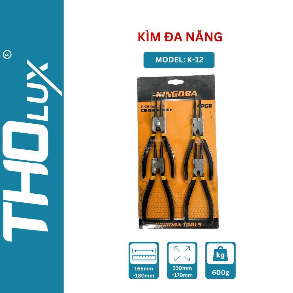 Kìm đa năng K-12, Kìm kẹp, kìm vòng kẹp Tholux Phân phối chính hãng, cao cấp