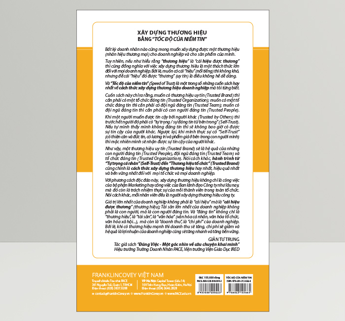 Tốc độ của niềm tin - Stephen M. R. Covey