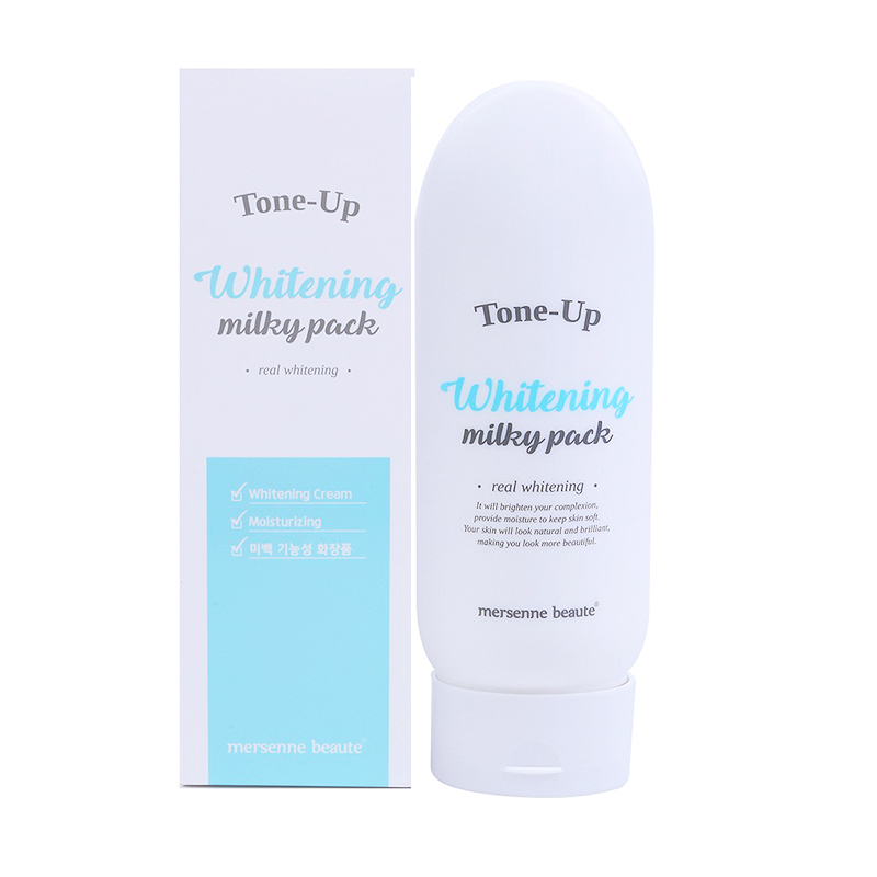 Combo Dưỡng Trắng Da Mặt và Toàn Thân Mersenne Beaute (Tone Up Whitening Cream 50ml + Tone Up Whitening Milky Pack 200ml)