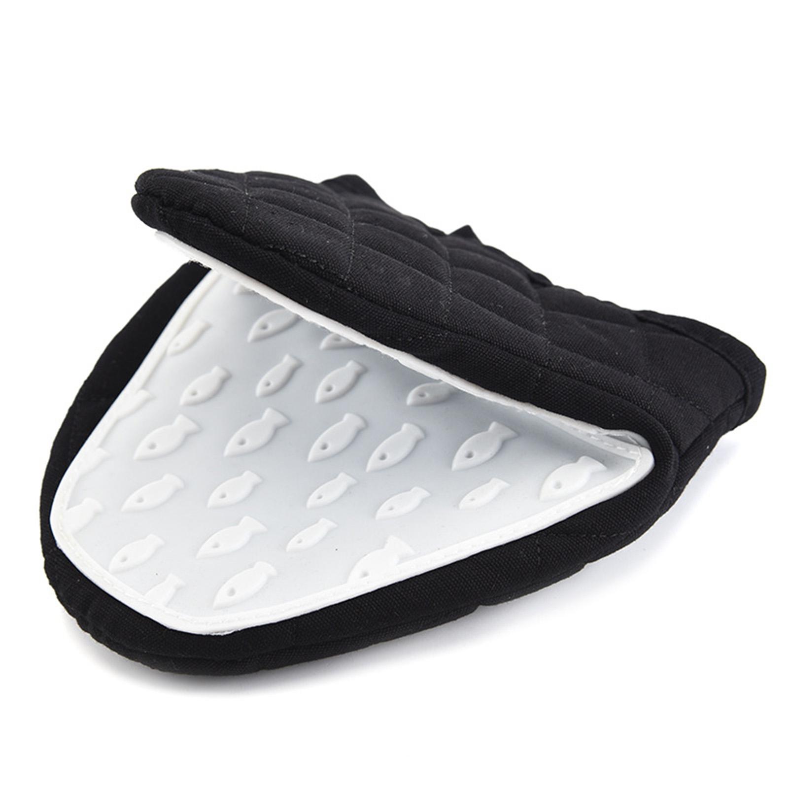 Găng tay lò nướng bằng silicone, chịu nhiệt tốt, chống trượt, bảo vệ ngón tay