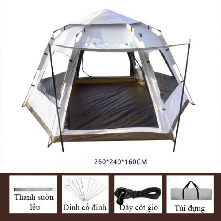 Lều Cắm Trại Hexa KORAMAN cao cấp - Home and Garden