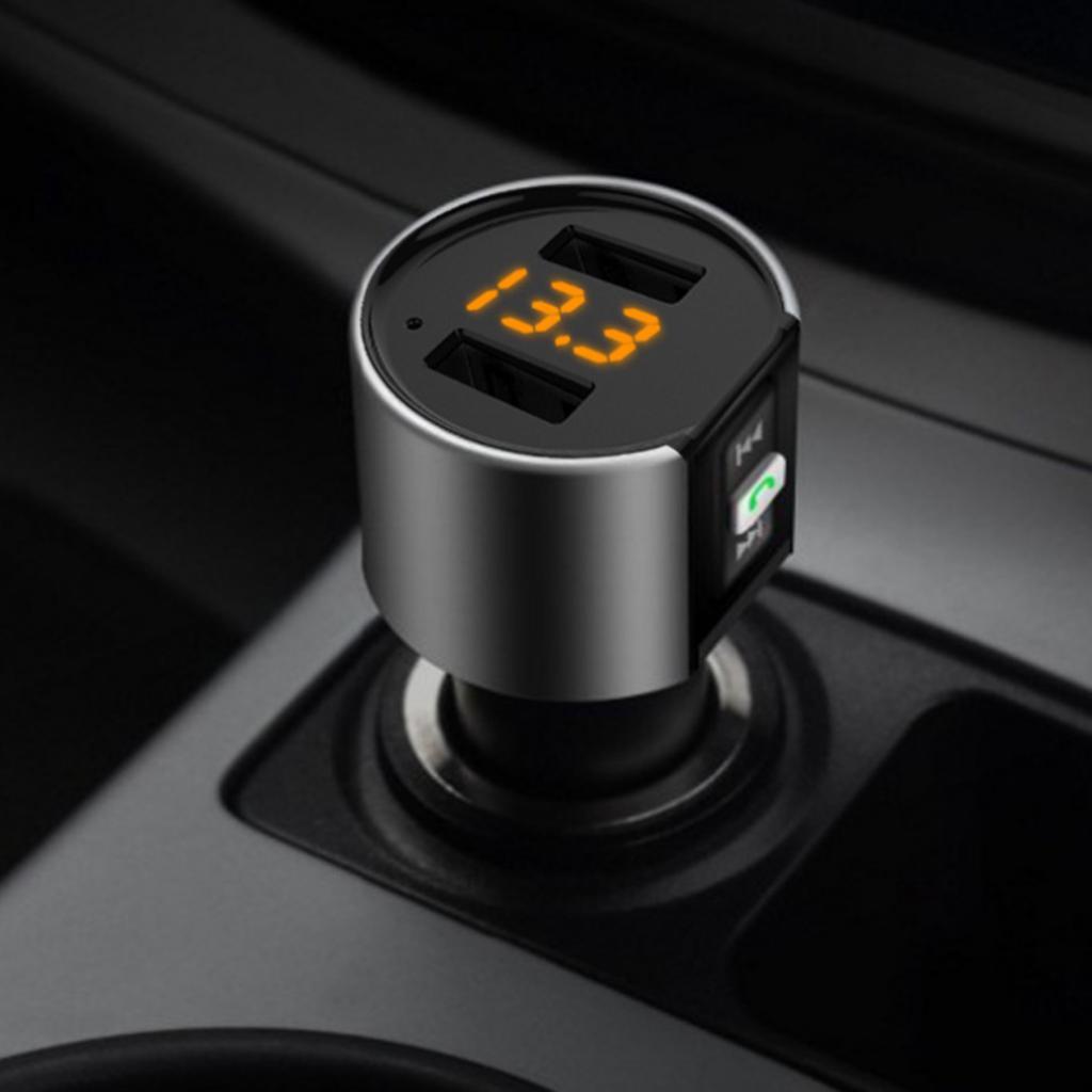 Dual USB 5V 2.4A &amp; 1A Car Bluetooth Transmitter Radio Adapter MP3 Player