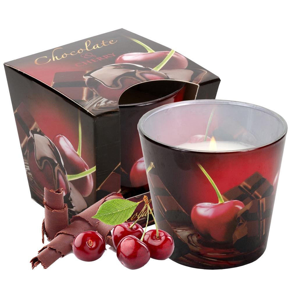 Ly nến thơm tinh dầu Bartek Chocolate 115g QT3575 - sôcôla anh đào, cam ngọt, nến trang trí, thơm phòng, thư giãn, hỗ trợ khử mùi (giao mẫu ngẫu nhiên)