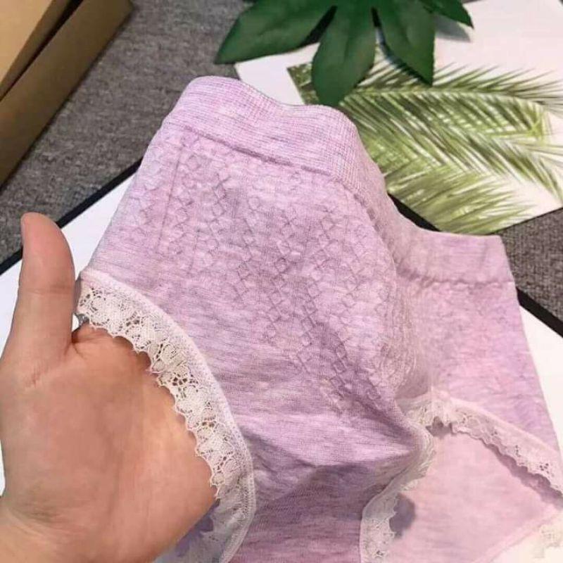 Quần lót nữ cotton hộp 5 quần free size