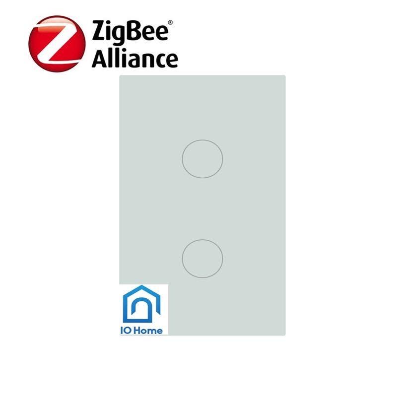 Công tắc thông minh cao cấp Tuya hệ Zigbee 3.0- từ 1-4 nút kết nối Zigbee - Cần dây N và Hub trung tâm Zigbee