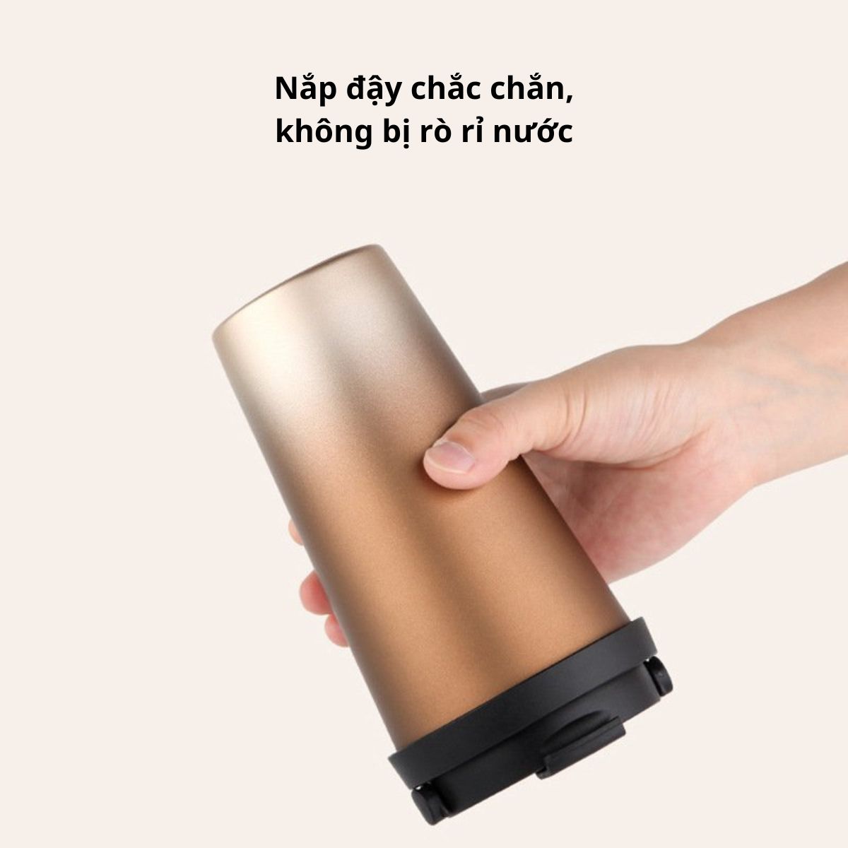 Bình Nước Giữ Nhiệt Inox SmartChoice Cốc Giữ Nhiệt Cafe 500ml Bình Nước Giữ Nhiệt Có Quai Xách Tiện Lợi, 5 Màu Thời Trang