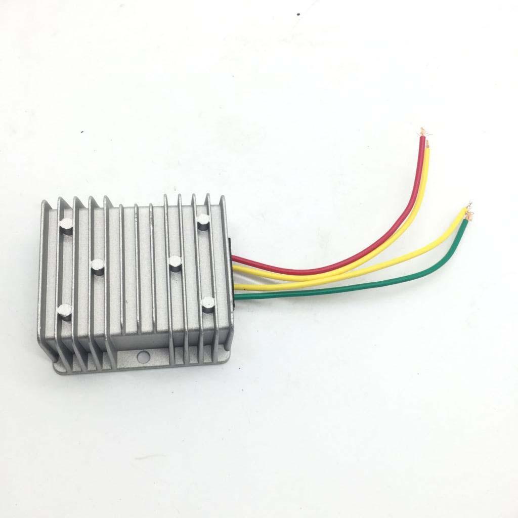 Power 8-40V to 12V 6A DC Voltage Stabilizer Regulator Dustproof Silver