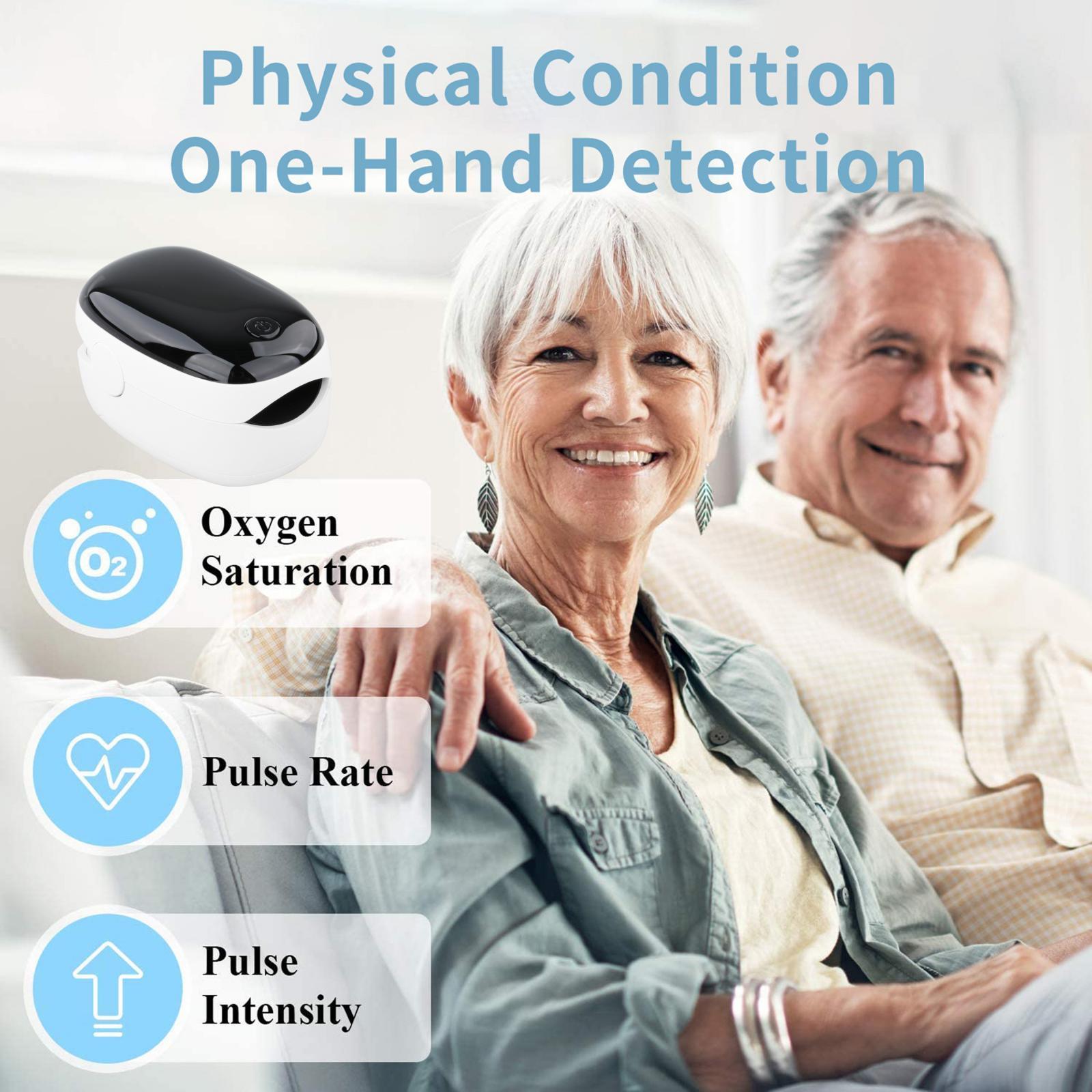 Fingertip Oximeter Blood Oxygen Saturation Monitor Pulse Finger Oximeter for Office Outdoor