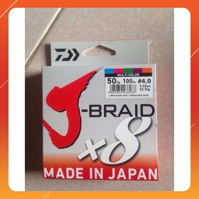 Dù câu Nhật DAIWA J-BRAID x8 150m ( rẻ vô địch ) docaucagiangnam