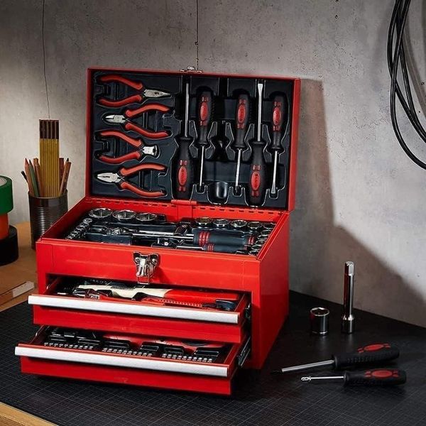 Bộ dụng cụ sửa chữa Mannesmann Werkzeugbox 155-teilig Made in Germany
