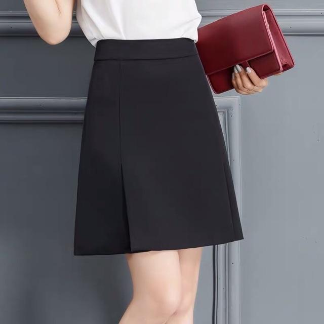 Chân váy chữ A có khoá séc kéo