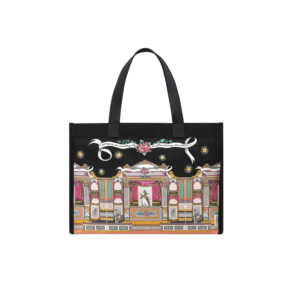 Cath Kidston - Túi đeo vai/The Sidekick Tote - Theatre Sidekick Tote - Black -1041163