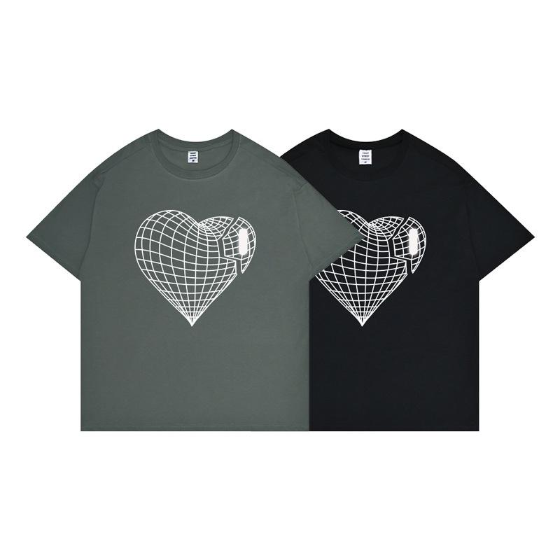 Áo thun cặp đôi Nam Nữ lồng trái tim tình yêu