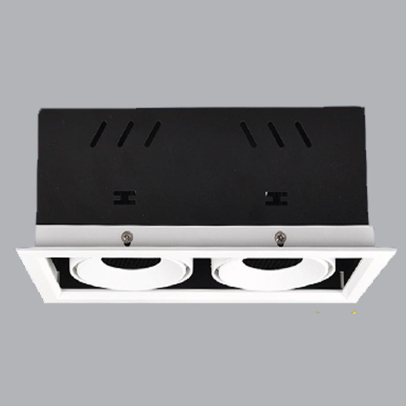ĐÈN LED DOWNLIGHT MẶT VUÔNG ĐÔI 2X20W MPE