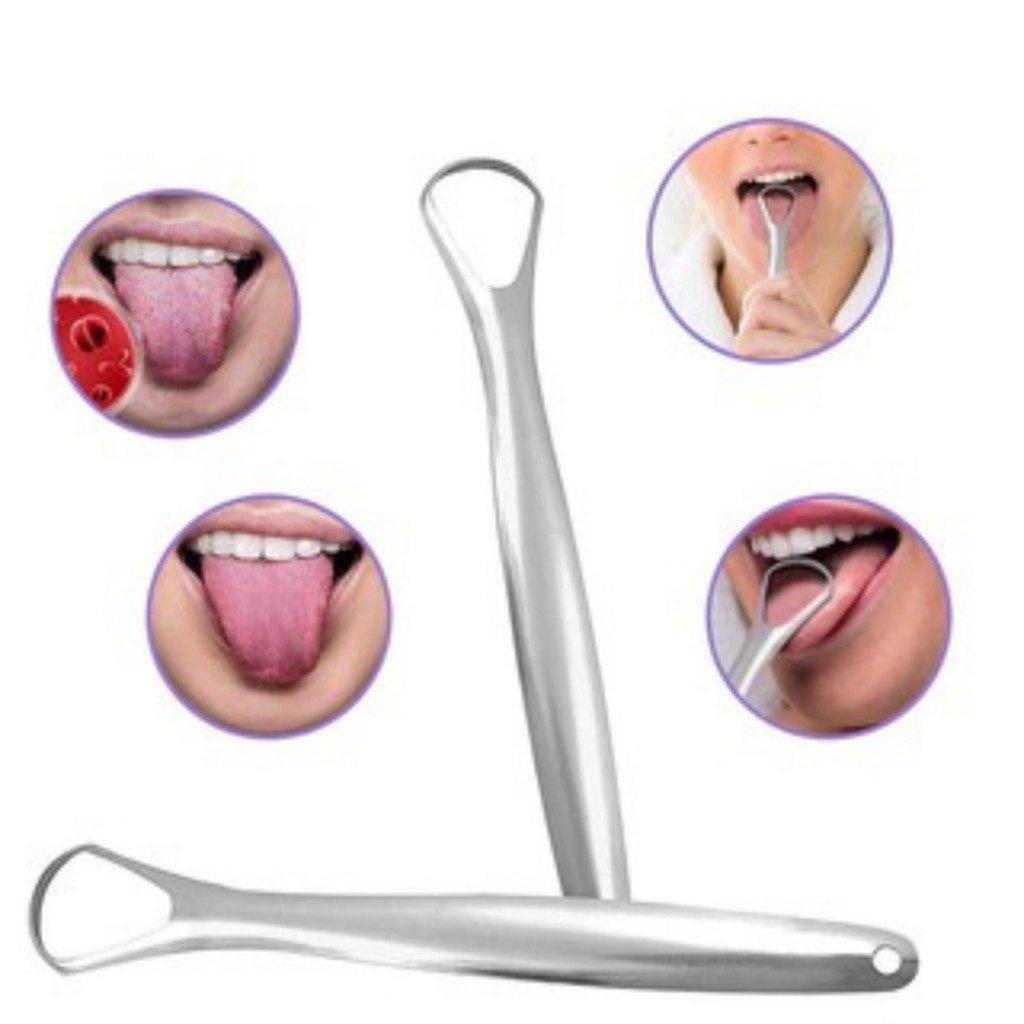 Dụng cụ tưa lưỡi chuyên dụng, cạo vệ sinh lưỡi, giúp giảm hôi miệng, làm sạch vi khuẩn, ngăn ngừa các bệnh về răng miệng
