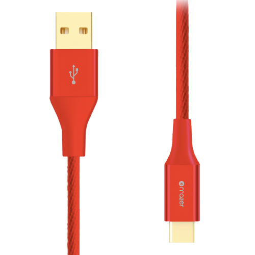 Dây Cáp Mazer ALU.DURA.TEK USB-A to USB-C Cable 3.1A (2m) - hàng chính hãng