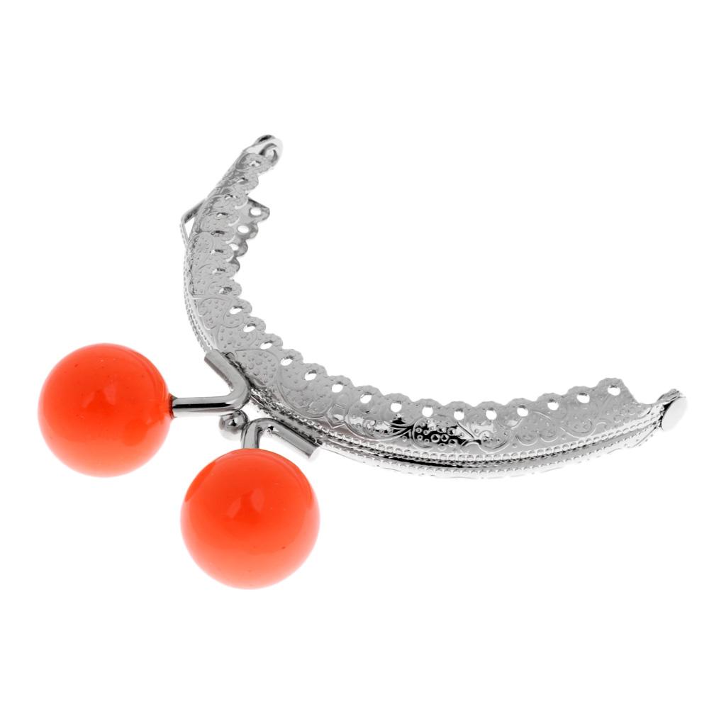 8.5cm Metal Frame Clasp For Purse Handle Bag Candy Bead Head