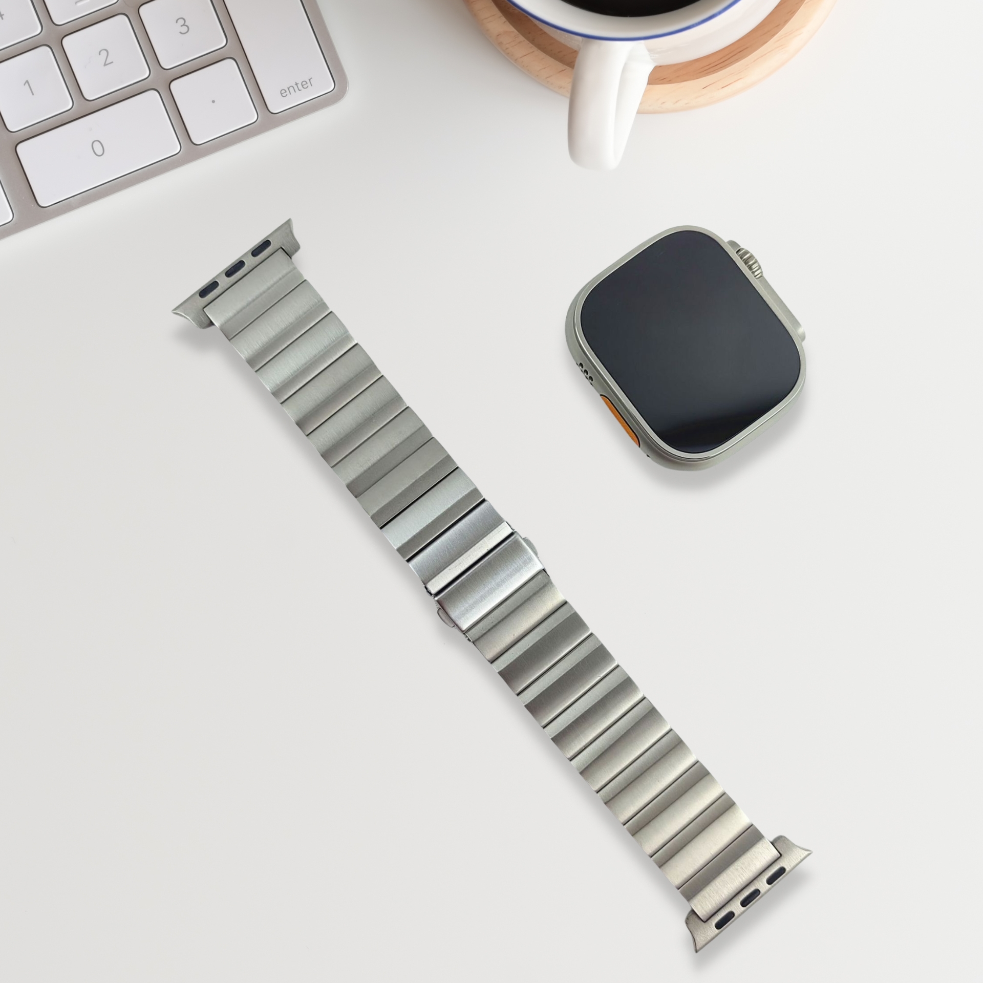 Dây Đeo Kai.N Transformer Titanium Siêu Nhẹ Dành Cho Apple Watch Ultra 49mm/ Apple Watch Series 1-8/SE/SE 2022 Size 42/ 44/ 45mm - Hàng Chính Hãng