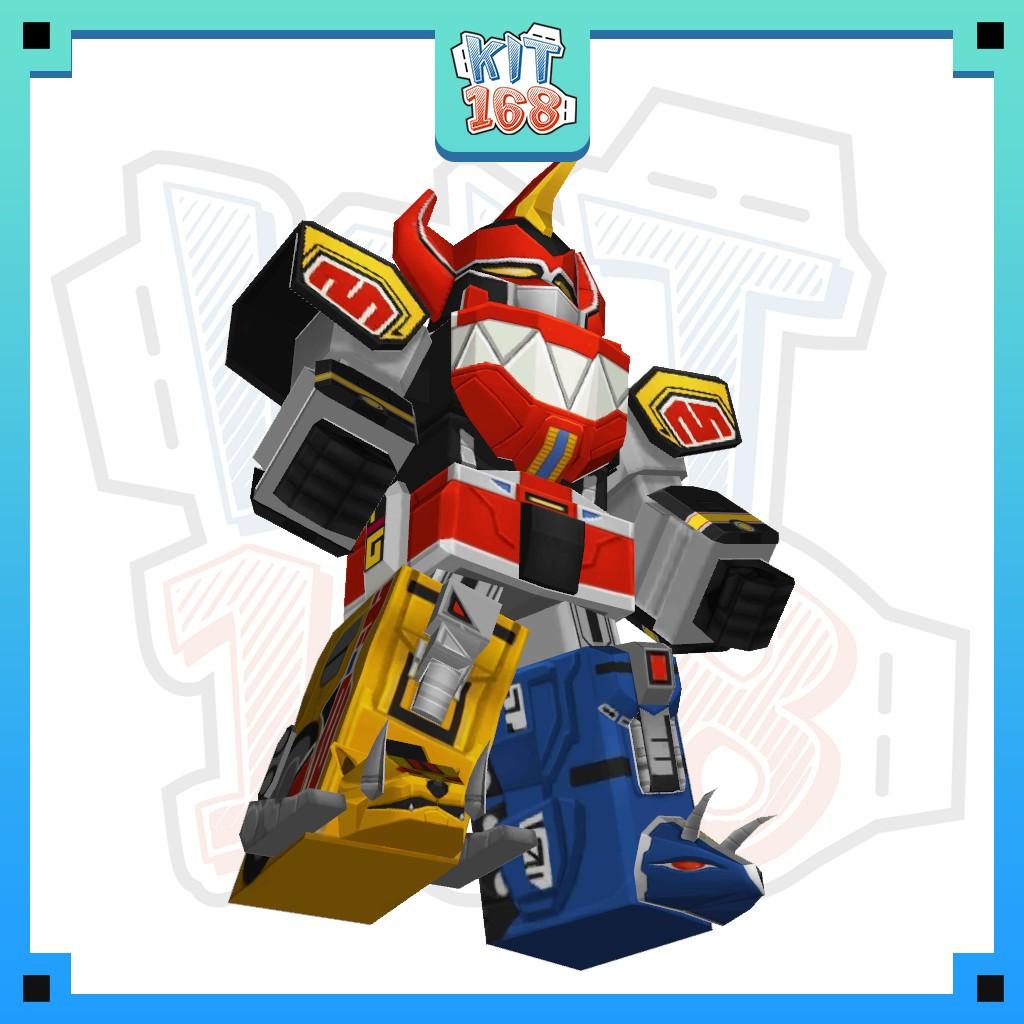 Mô hình giấy Anime Chibi Megazord - Power Rangers