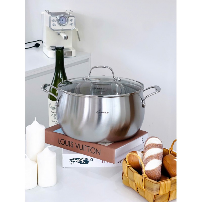 Bộ nồi inox đáy liền Arber AN-lengend hàng chính hãng