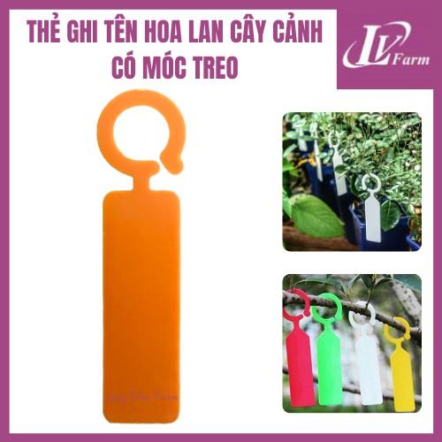 THẺ GHI TÊN LAN - Thẻ Nhựa Ghi Tên, Đánh Dấu Có Quai Móc Dùng Cho Hoa Lan, Cây Cảnh