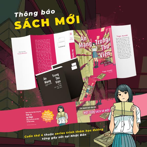 Sách - Án Mạng Trong Thư Viện - Bí Ẩn Lời Chỉ Điểm Đẫm Máu - Tặng Kèm Obi + Bookmark