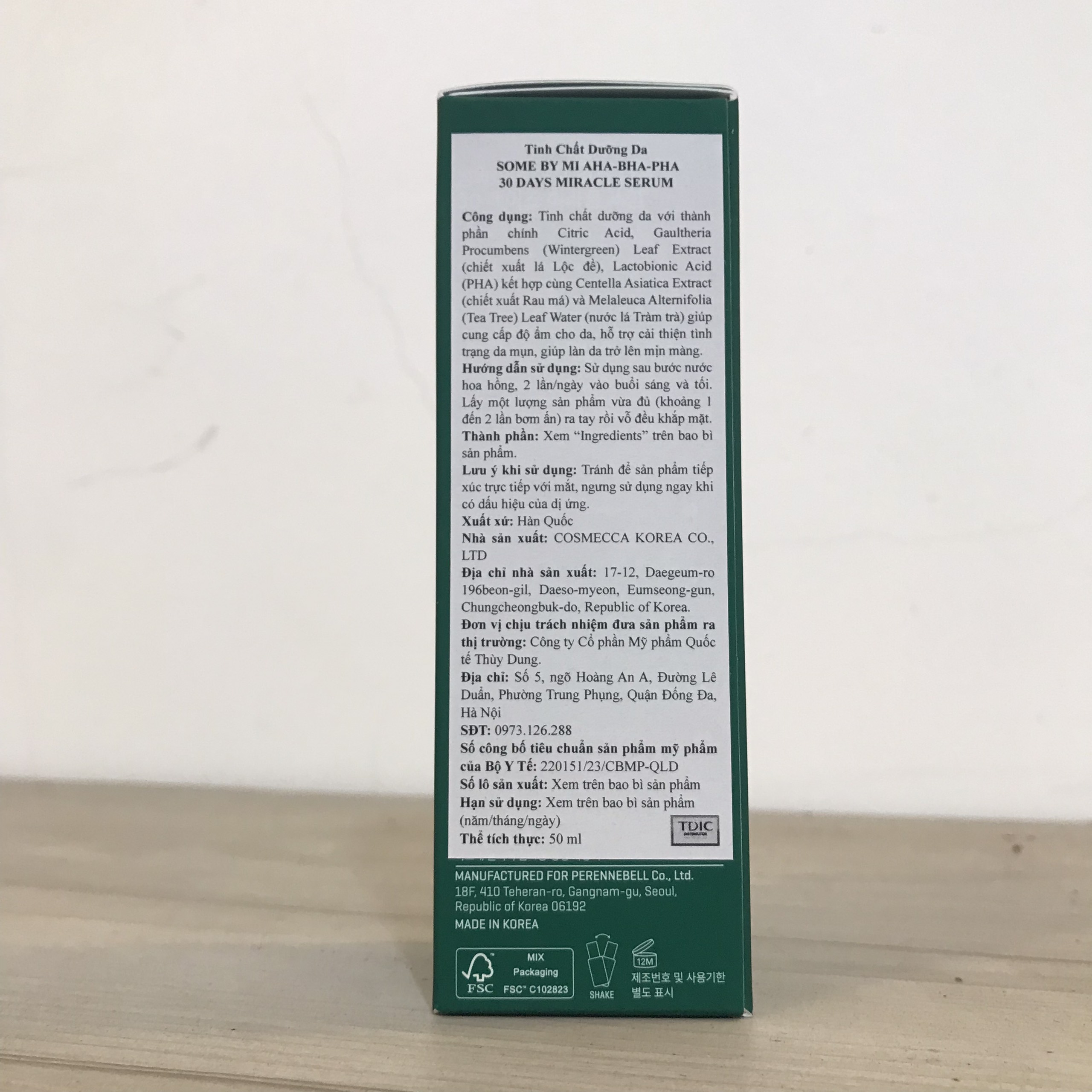 Tinh chất Some By Mi AHA- BHA- PHA  30 Days Miracle Serum