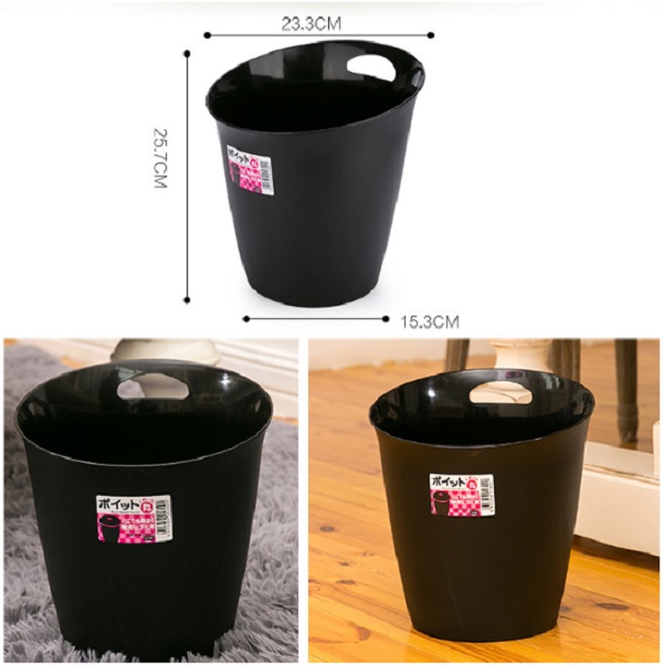 Thùng rác văn phòng tròn 5.5L - Hàng Nội Địa Nhật Bản