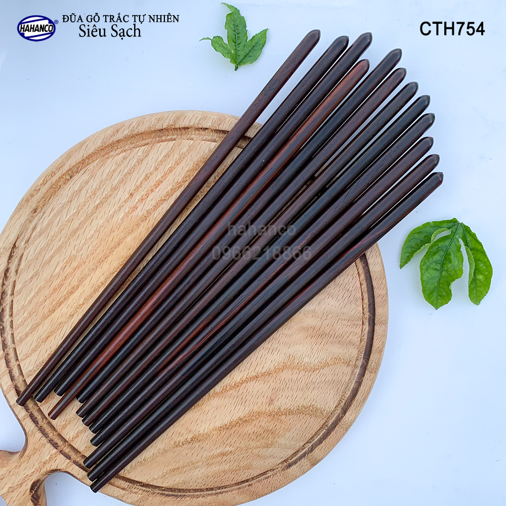 Đũa đầu búp gỗ Trắc Việt Nam Siêu sạch Kháng khuẩn, không nấm mốc để mộc siêu bền - an toàn sức khỏe