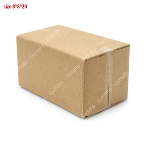 Hộp giấy P9 size 8x8x20 cm, thùng carton gói hàng Everest