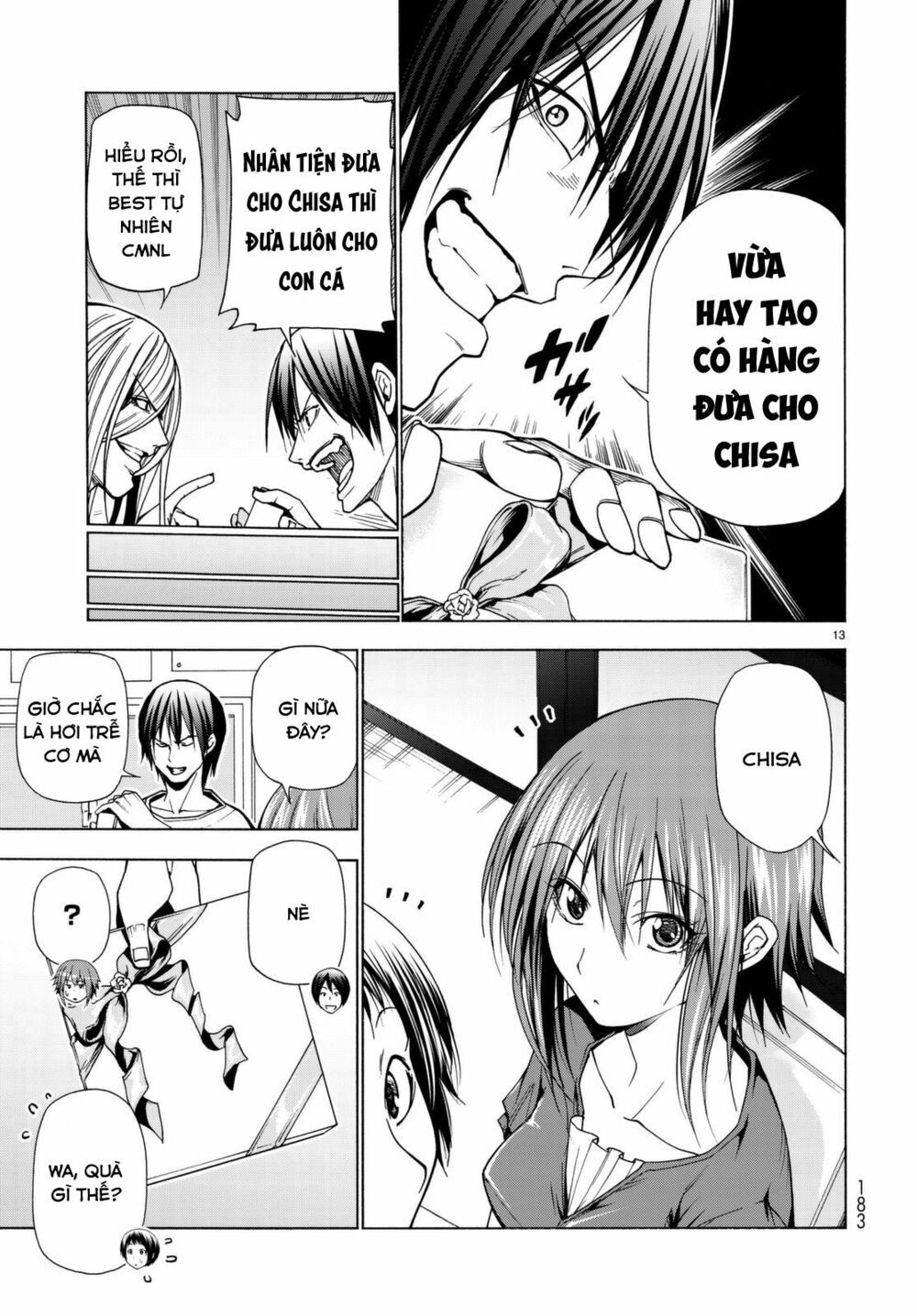 cô gái thích lặn - grand blue chapter 39 13
