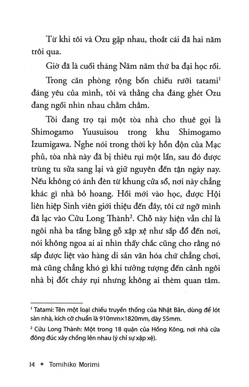 Sách The Tatami Galaxy - Truyền Kỳ Phòng Bốn Chiếu Rưỡi