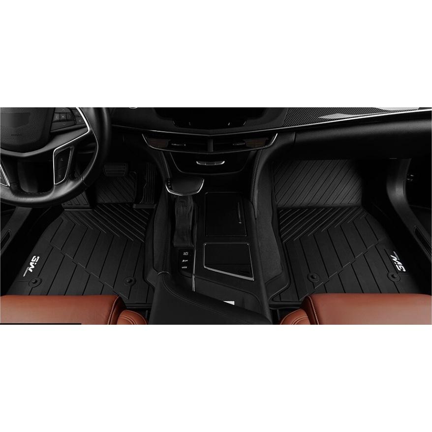 Thảm lót sàn xe ô tô Cadillac XTS 2012- đến nay nhãn hiệu Macsim 3W - chất liệu nhựa TPE đúc khuôn cao cấp - màu đen