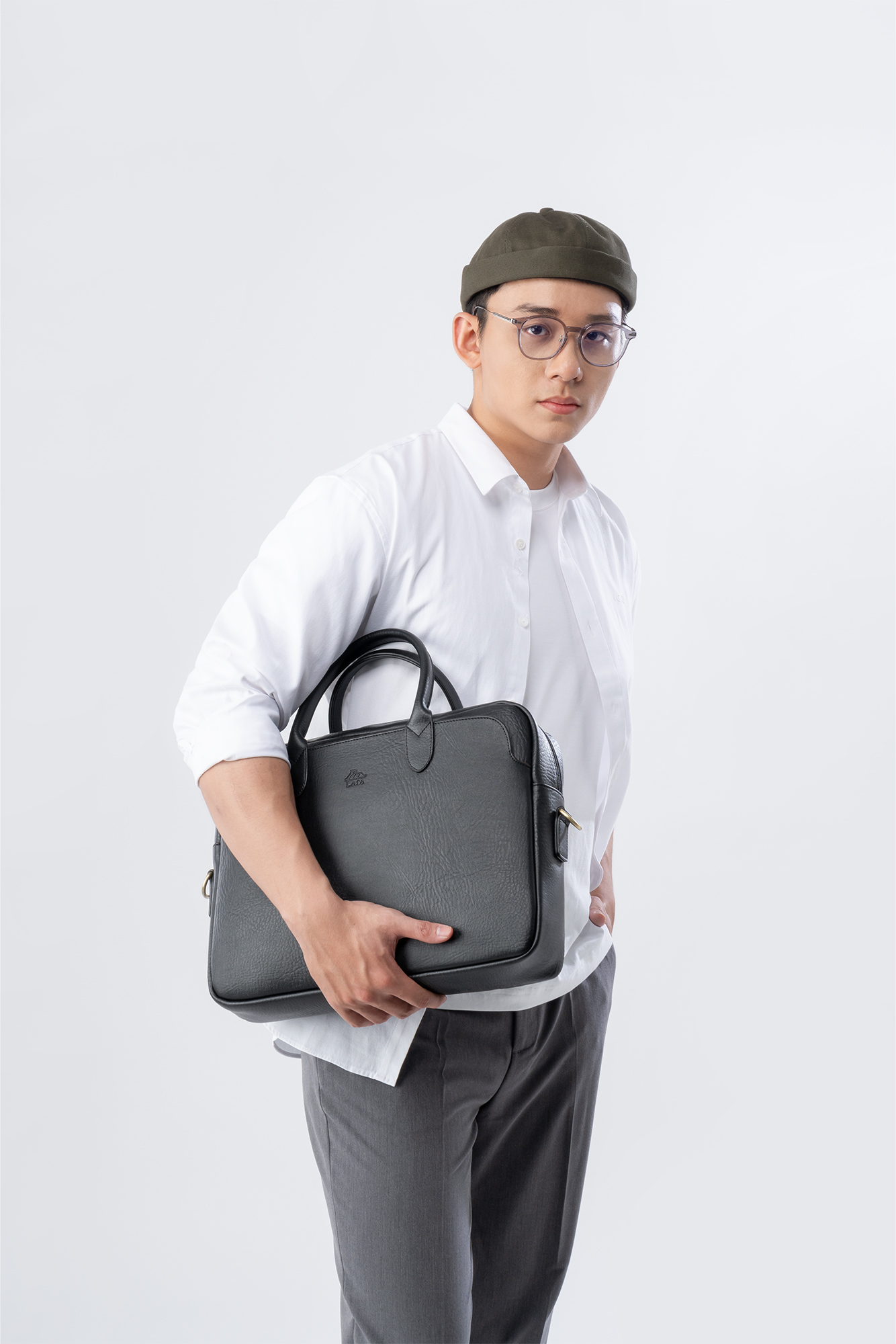 Cặp Công Sở Lata ( Thời trang nam basic - Cặp da CA41 )