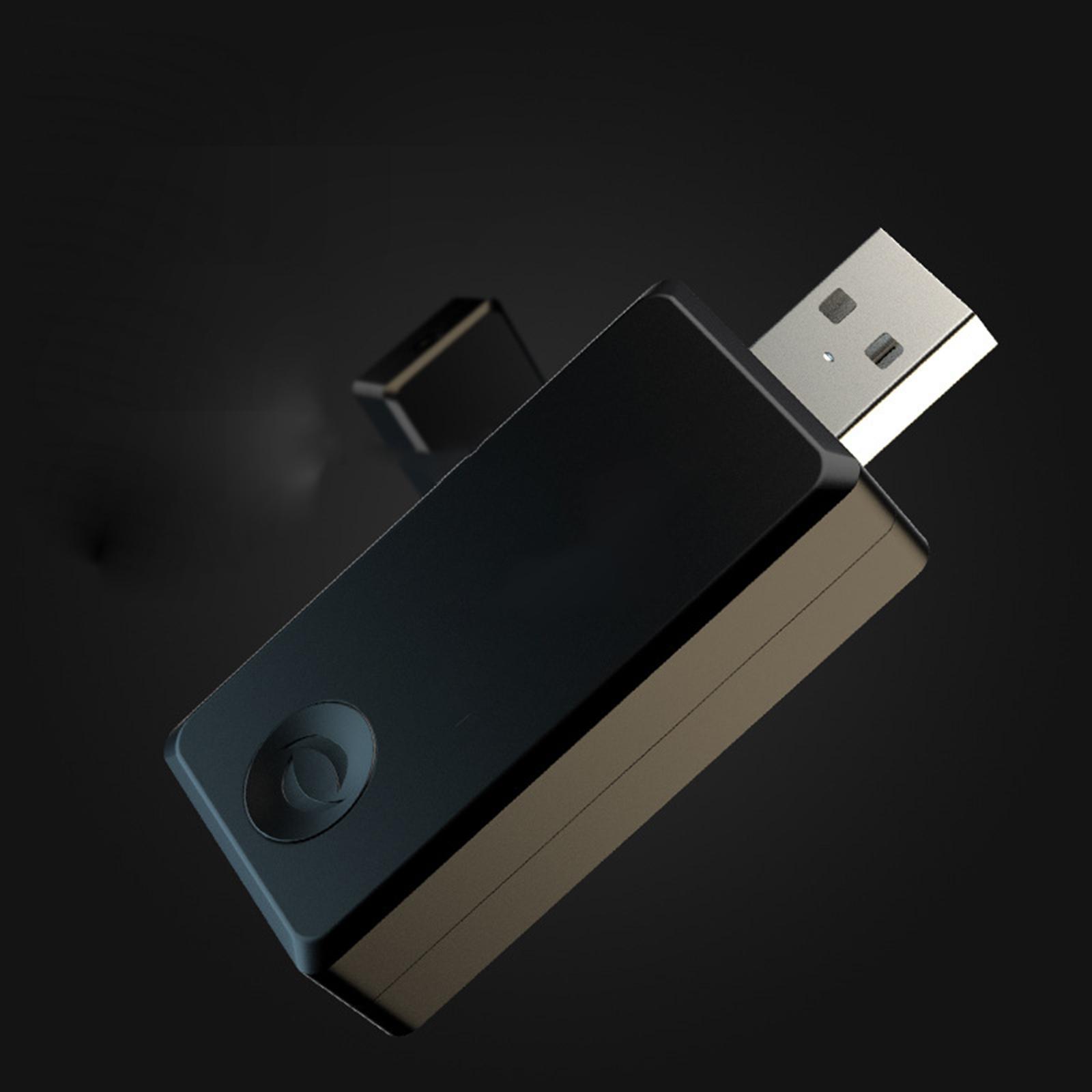 USB Bluetooth Transmitter, Low Latency Plug and Play AUX Audio Adapter Bluetooth 5.1 Audio Transmitter for CD Player Laptop