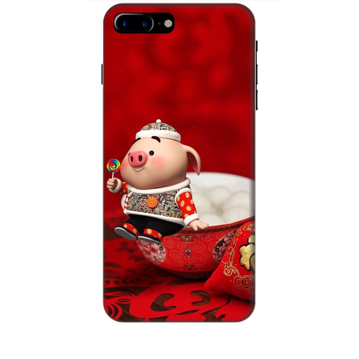 Ốp lưng dành cho điện thoại IPHONE 8 PLUS Heo Ăn Kẹo