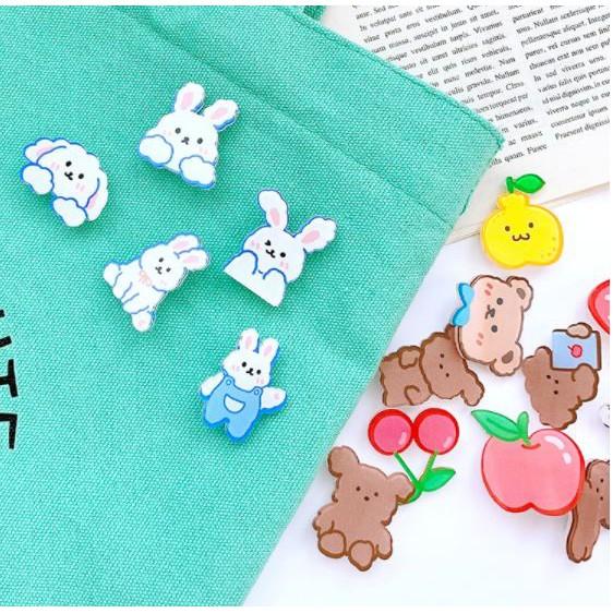 Set 100 ghim huy hiệu cài áo
