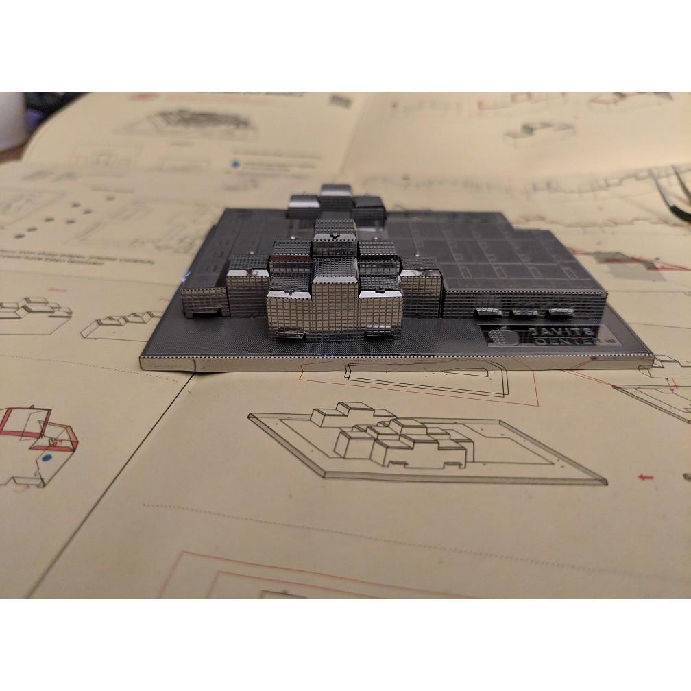 Mô Hình Lắp Ráp 3d Tòa Nhà Trung tâm hội nghị Jacob K. Javits